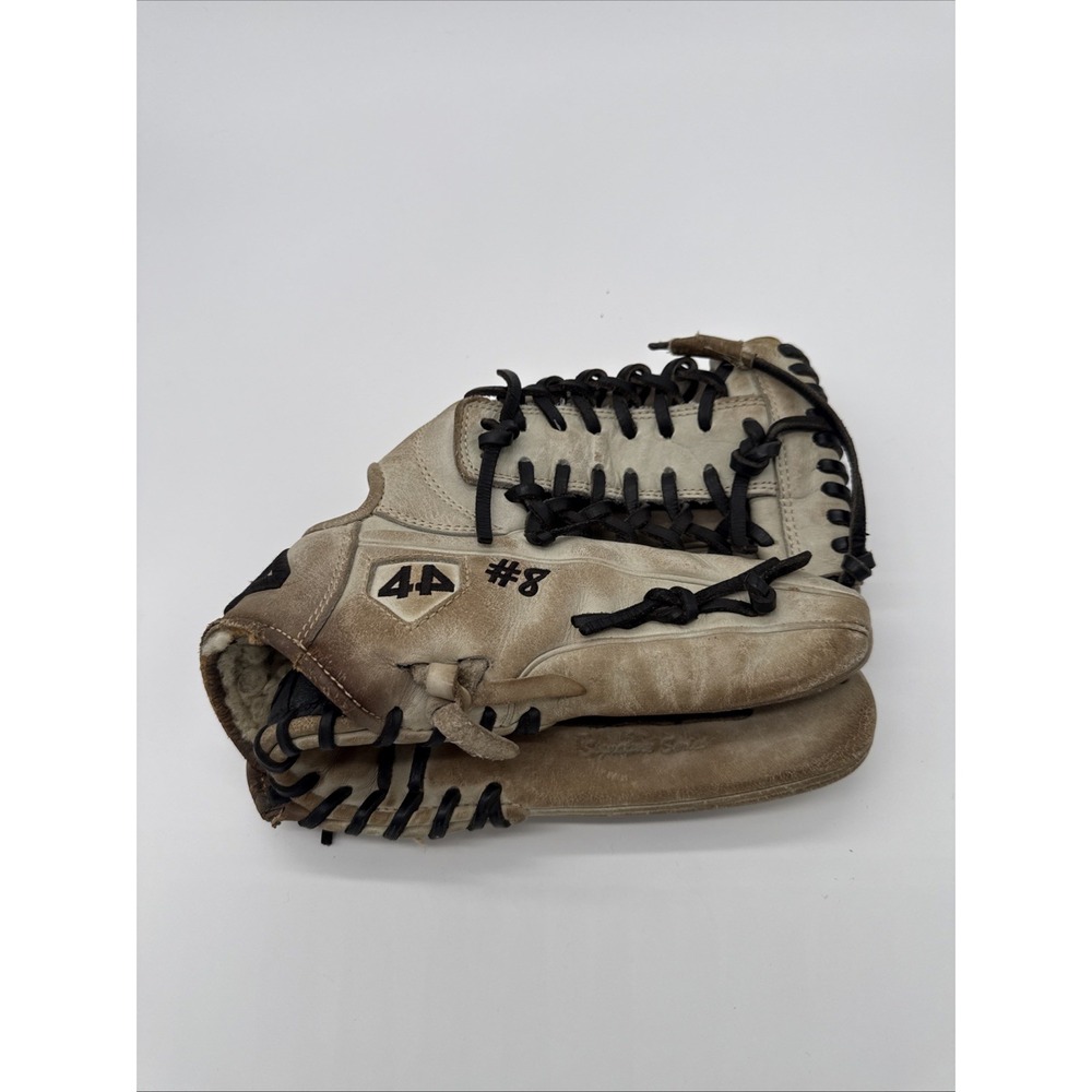 44 Pro Signature Series 12.25" Catcher's Mitt Left Hand Beige/Black Leather